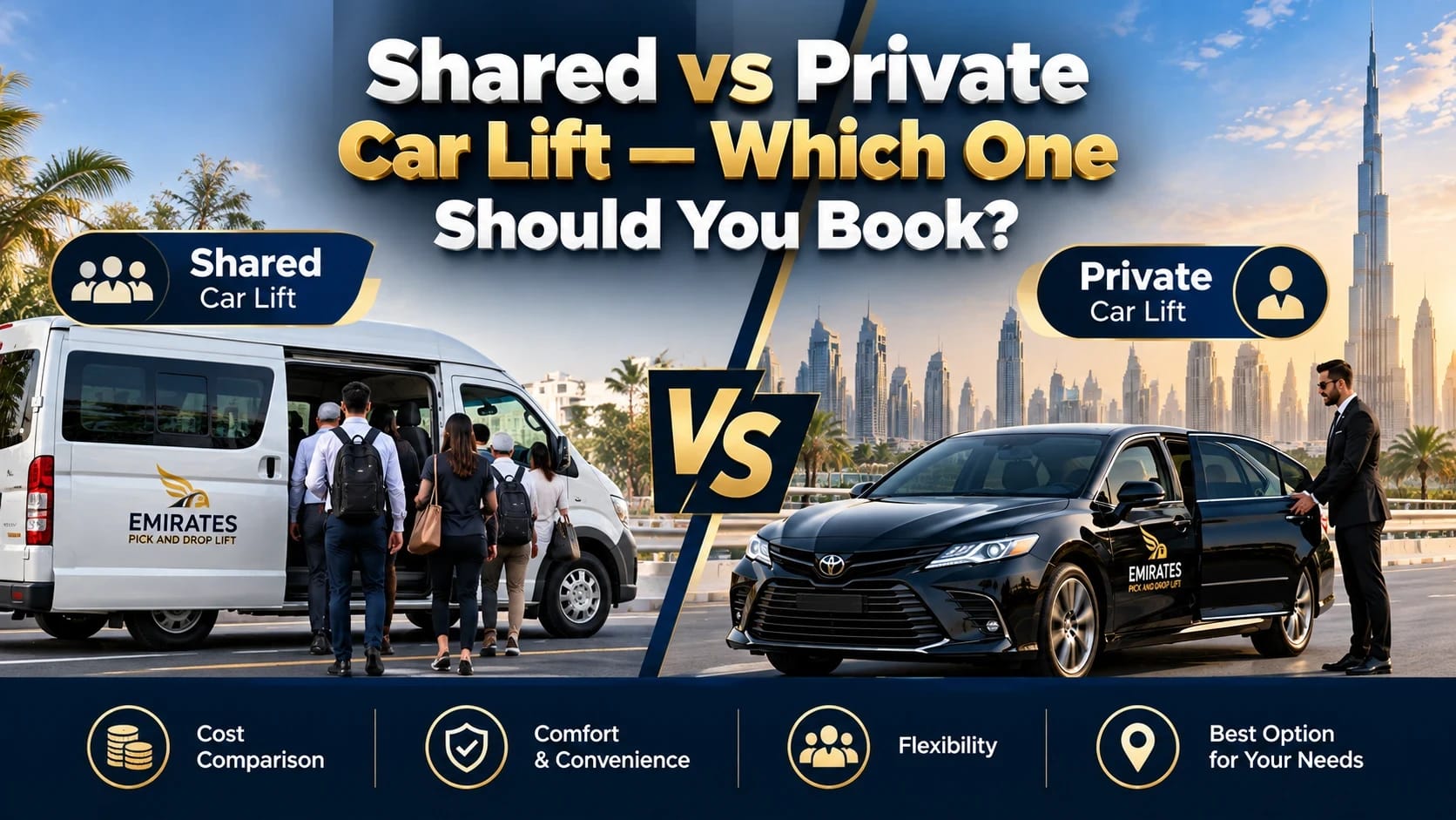 Shared vs Private Car Lift — Which One Should You Book